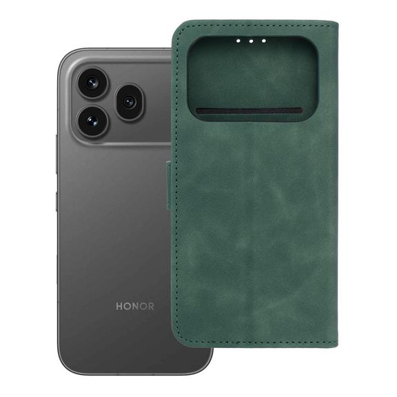 Etui z klapką na Honor 600 PRO Tender Book zielone