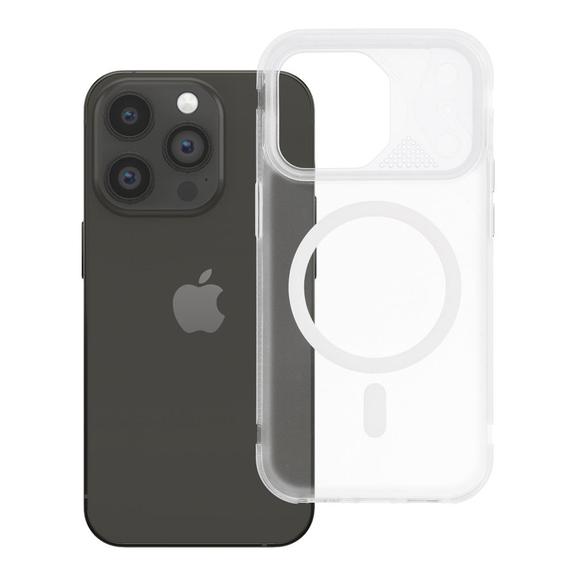 Etui na iPhone 14 PRO Aurora zgodne z MagSafe białe