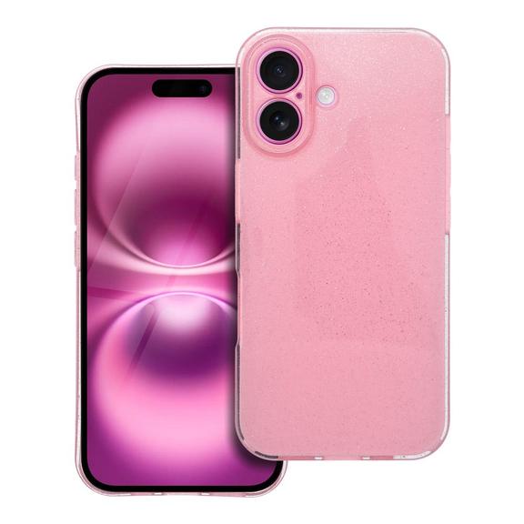 Futerał do iPhone 16 Clear Case 2 mm Blink różowy