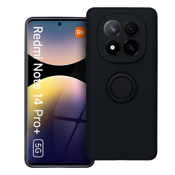 Etui na Xiaomi Redmi Note 14 PRO PLUS 5G Silicone Ring czarne