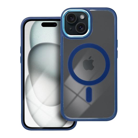 Futerał do iPhone 15 Color Edge Mag Cover zgodny z MagSafe niebieski