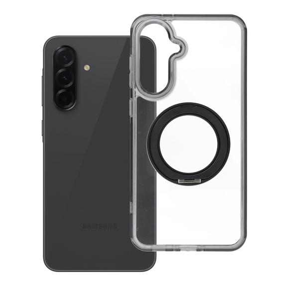 Etui na Samsung A36 Frame Circle Stand zgodne z MagSafe czarne
