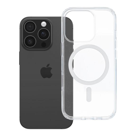 Etui na iPhone 16 PRO Clear Mag Cover Elite (Str / NIEŻÓŁKNĄCY / Camera Control Button) zgodne z MagSafe transparentne