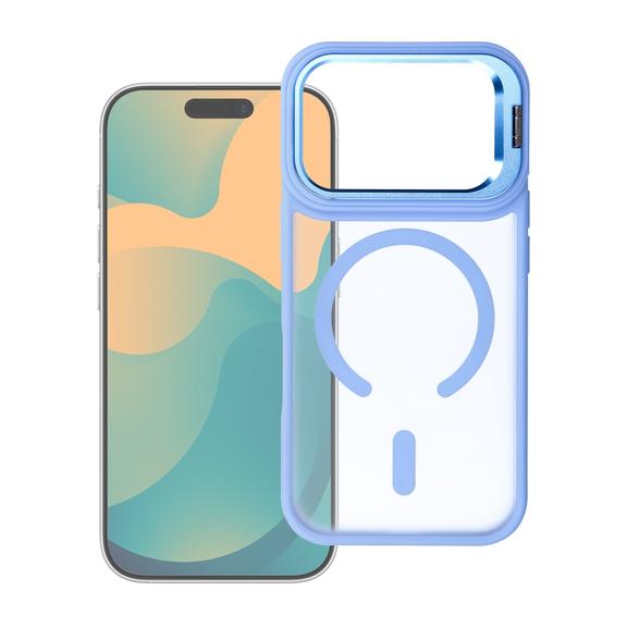 Etui na iPhone 18 Pro Max / 17 Pro Max Forcell F-Protect Shadow Stand Premium zgodne z MagSafe jasno niebieskie 0INT