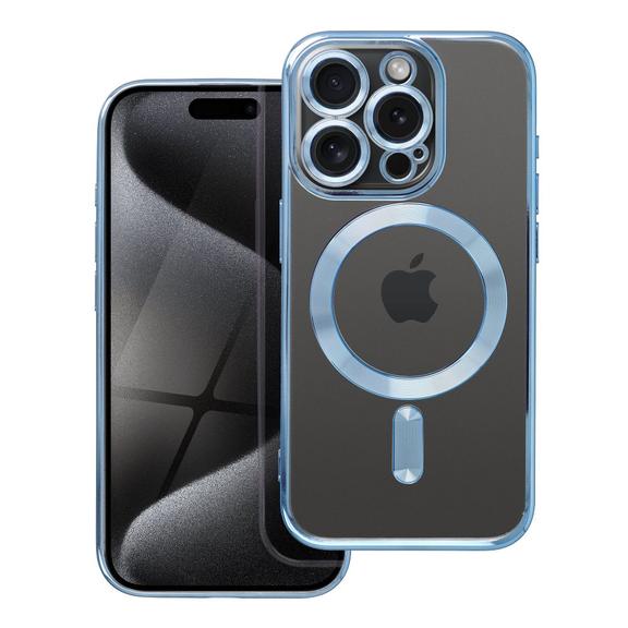 Etui na iPhone 15 PRO Electro Mag Cover zgodne z MagSafe niebieskie