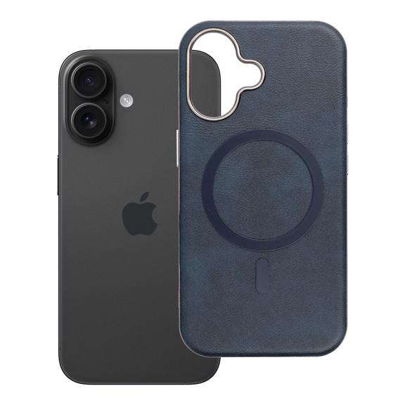 Etui na iPhone 16 Gentleman Mag Cover zgodne z MagSafe granatowe