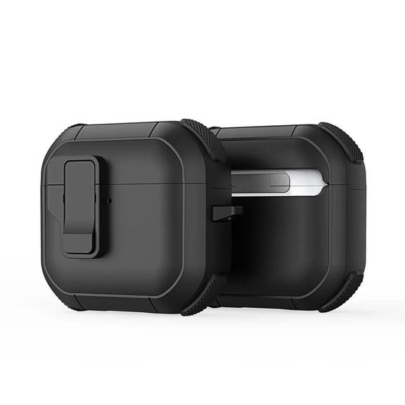 Etui na słuchawki Dux Ducis PECP do AirPods 4 ochronne TPU+PC czarne