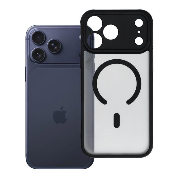 Etui na iPhone 17 Pro Max / 18 Pro Max (low camera edge) Full Matte Mag Cover zgodne z MagSafe czarne