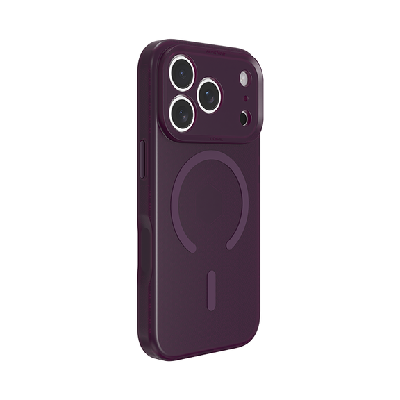 Etui X-ONE Dropguard 3S Shock Dominator kompatybilny z MagSafe do iPhone 18 Pro / 17 Pro burgundowy 0INT