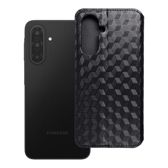 Etui z klapką na Samsung A17 Cubic Book czarne