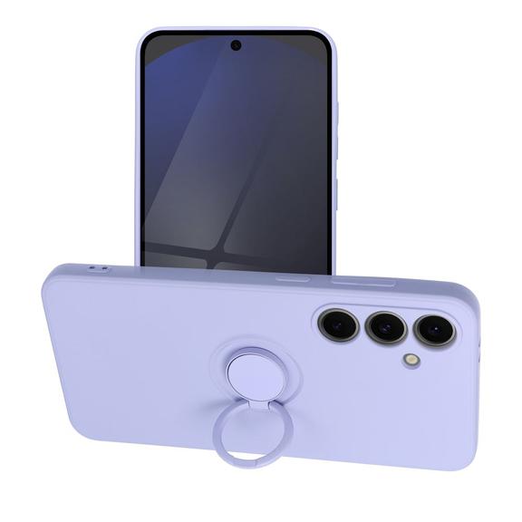 Futerał do Samsung S24 FE Silicone Ring fioletowy