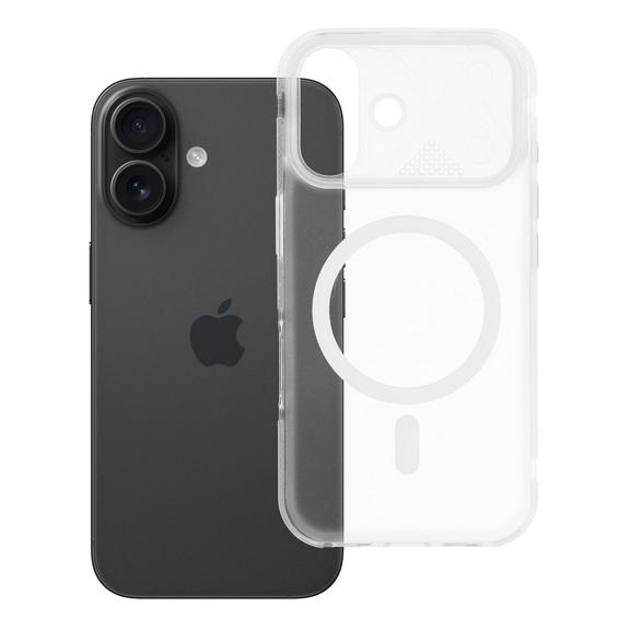 Etui na iPhone 16 Aurora zgodne z MagSafe białe
