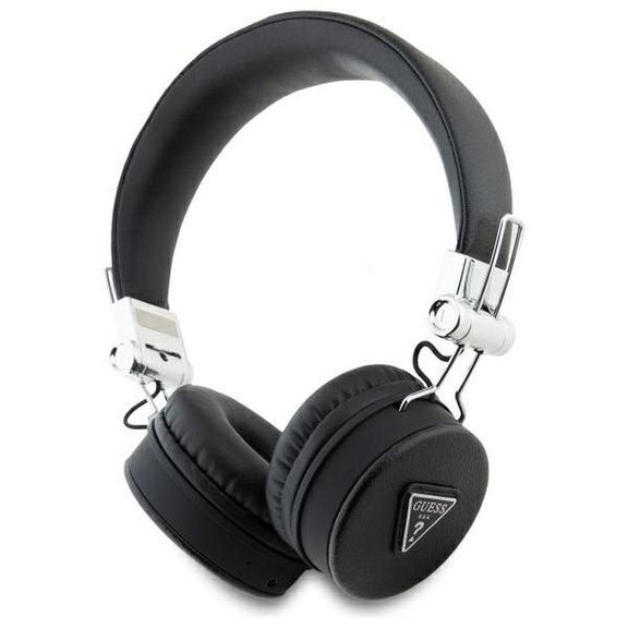 GUESS słuchawki bezprzewodowe bluetooth nagłowne ENC GUBH70PGTSPSK (Grained Classic Round Shape) czarne