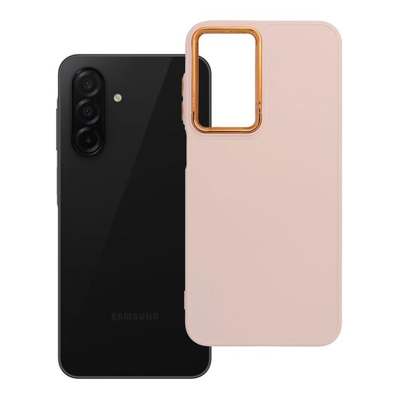 Etui na Samsung A26 5G Frame pudrowy róż