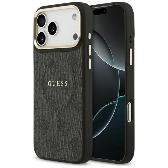 GUESS futerał do IPHONE 17 Pro Max kompatybilny z MagSafe GUHMP17XP4MSEGCK (PU 4G W/ Classic) czarny