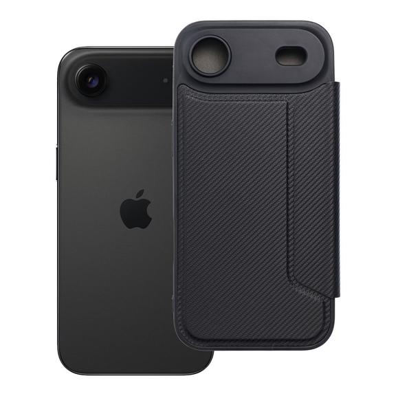 Etui z klapką na iPhone 17 AIR Razor Book czarne