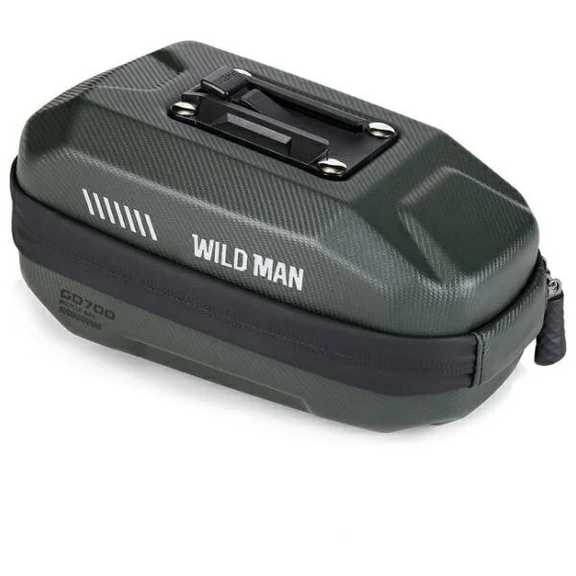 WILDMAN sakwa rowerowa pod siodełko na zamek 0,8L GD700 zielona