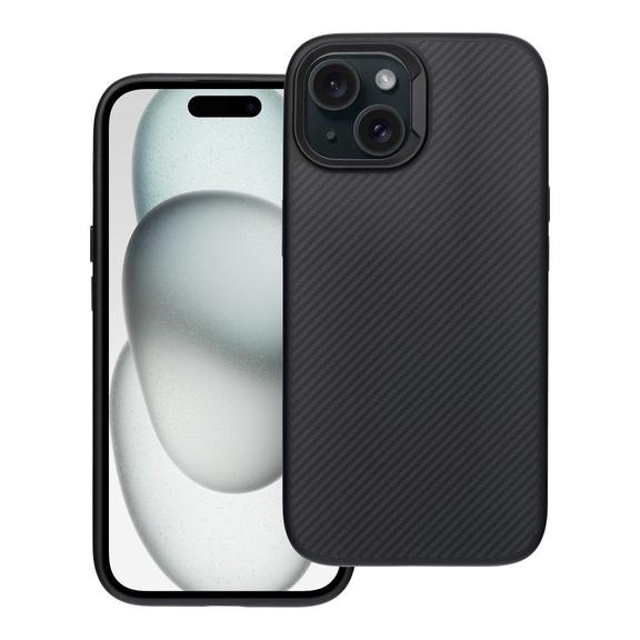 Etui na iPhone 15 Carbon Elite Mag Cover zgodny z MagSafe czarny