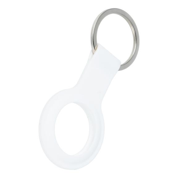 Brelok do lokalizatora AIRTAG / FORCELL F-TAG - SILICONE biały