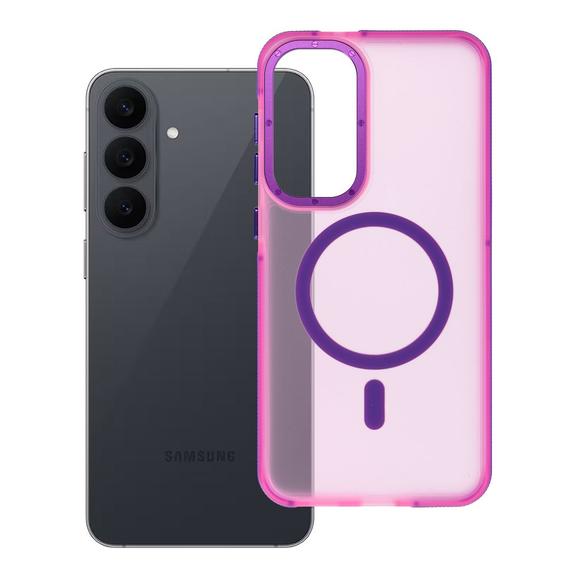 Etui na Samsung S26 FE Forcell F-Protect Vivid Premium zgodne z MagSafe różowe 0INT