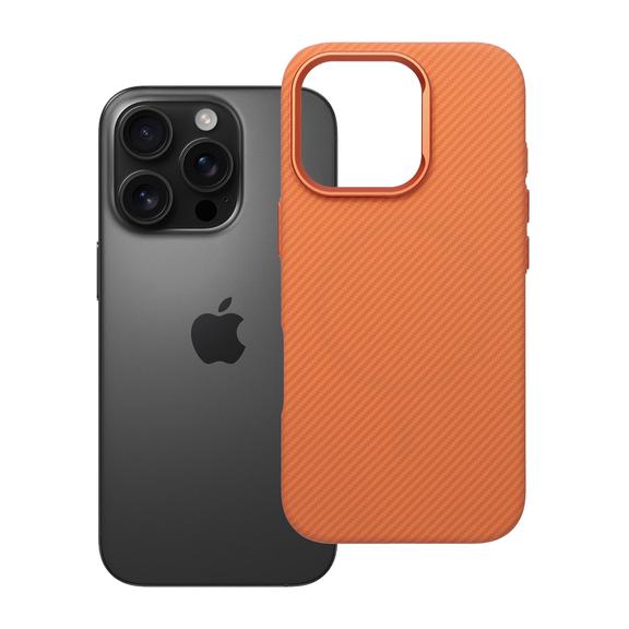 Etui na iPhone 16 PRO K-Look zgodne z MagSafe pomarańczowe