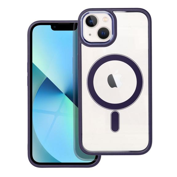 Futerał do iPhone 13 Color Edge Mag Cover zgodny z MagSafe fioletowy