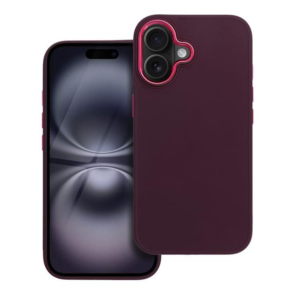 Futerał do iPhone 16 Frame fioletowy