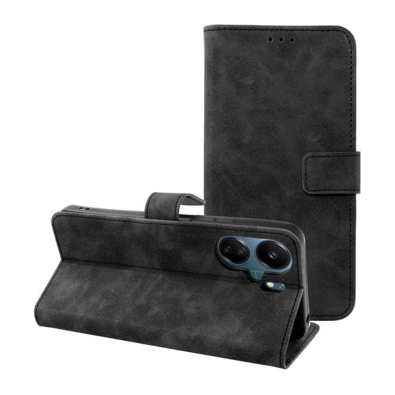 Etui z klapką na Xiaomi Redmi 13C / Poco C65 Tender Book czarne