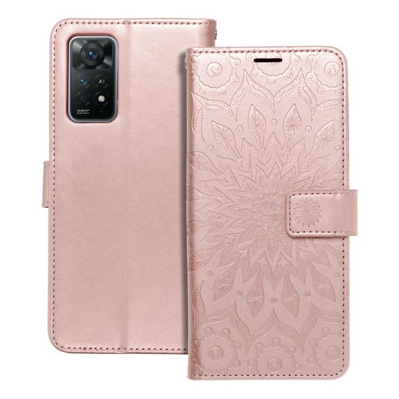 Etui z klapką na Xiaomi Redmi NOTE 11 PRO / 11 PRO 5G Mezzo Book mandala złoto-różowe
