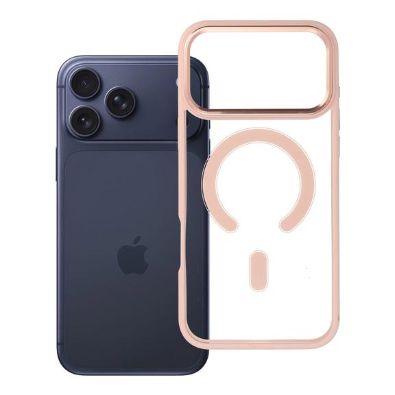 Futerał do iPhone 17 PRO MAX Color Edge Mag Cover zgodny z MagSafe różowy