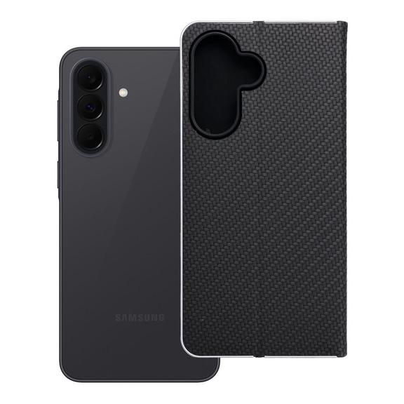 Etui z klapką na Samsung A37 5G Luna Book Carbon czarne
