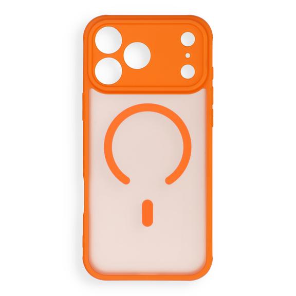 Etui na iPhone 18 Pro Max / 17 Pro Max Full Matte Mag Cover zgodne z MagSafe pomarańczowe