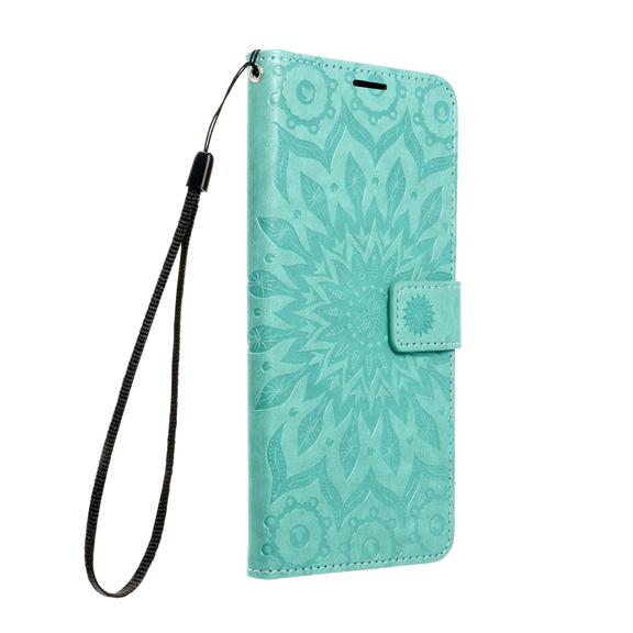 Etui z klapką na Samsung S26 FE Mezzo Book mandala zielone