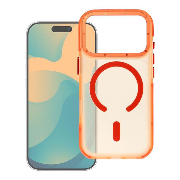 Etui na iPhone 18 Pro / 17 Pro Forcell F-Protect Vivid Premium zgodne z MagSafe orange 0INT