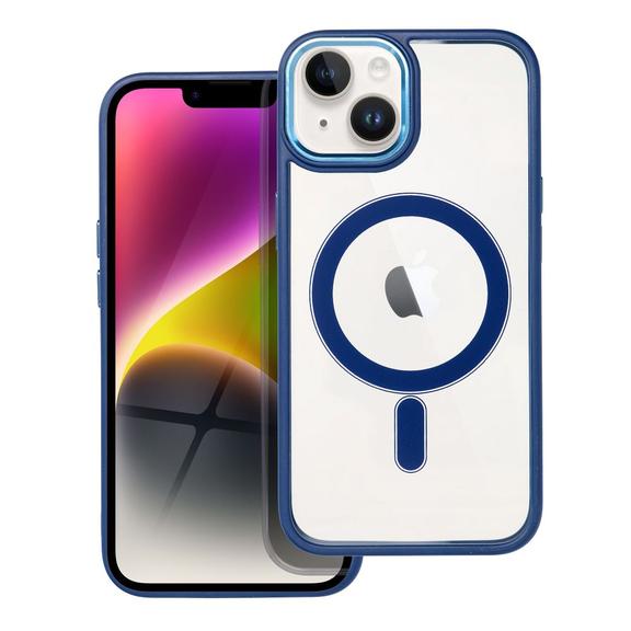 Futerał do iPhone 14 Color Edge Mag Cover zgodny z MagSafe niebieski