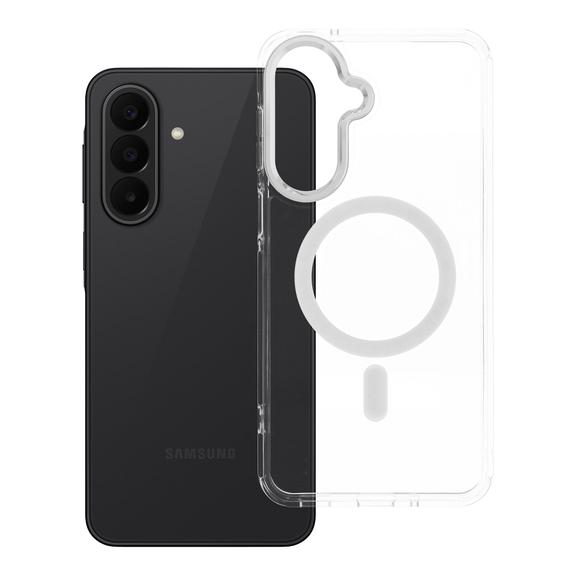 Etui na Samsung A27 Frame Clear Hybrid Mag Cover zgodny z MagSafe transparentne