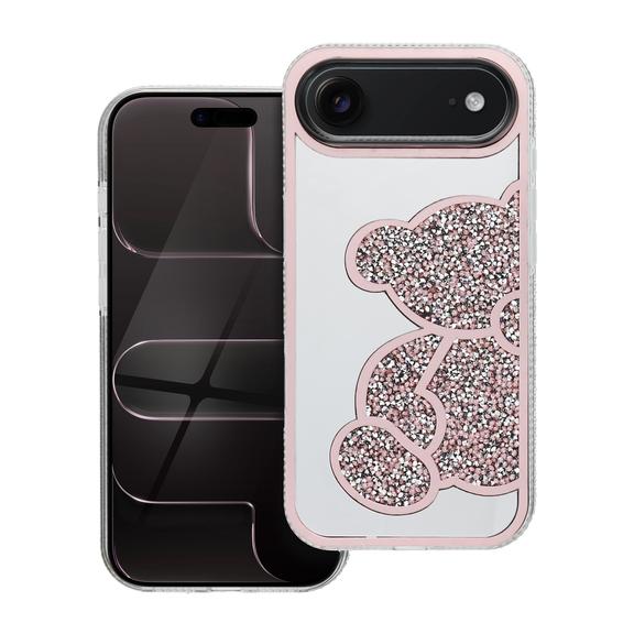 Futerał do iPhone 17 AIR Teddy Bear różowy
