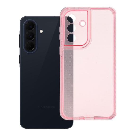 Etui na Samsung A57 5G Matrix Clear pudrowy róż
