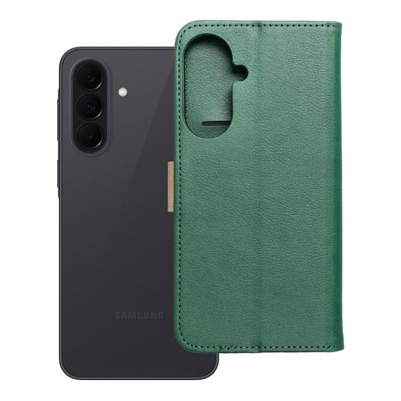 Etui z klapką na Samsung A57 Split Book zielono-złote
