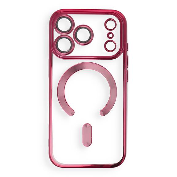 Etui na iPhone 18 Pro / 17 Pro Electro Mag Cover zgodne z MagSafe dark cherry