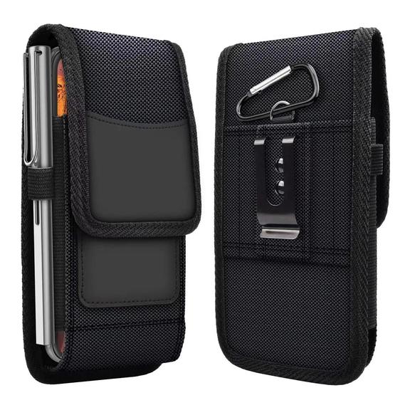 Kabura uniwersalna do paska OXFORD pionowa model 1 do IPHONE 5 / 5S / 5SE / 5C / OPPO A71 czarna
