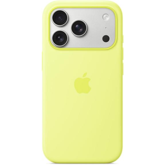 iPhone 17 Pro Silicone Case with MagSafe – Neon Yellow 0INT