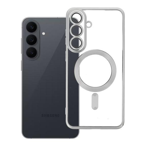 Etui na Samsung S26 FE Electro Mag Cover zgodne z MagSafe srebrne