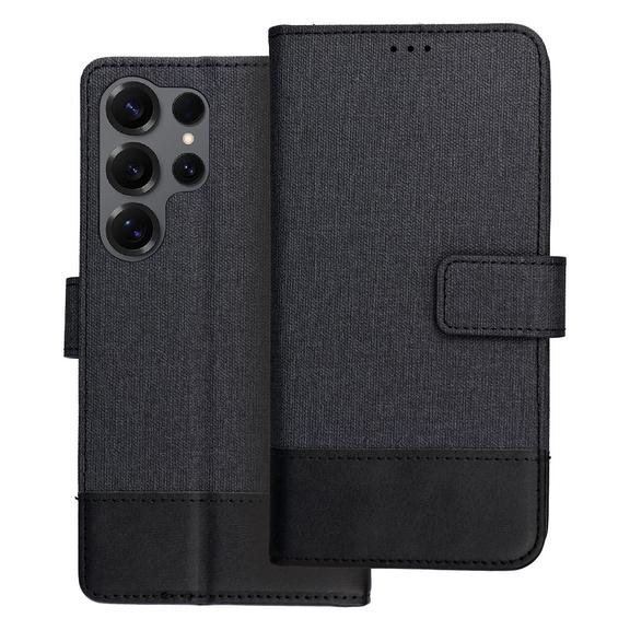 Etui z klapką na Samsung S25 ULTRA Gomma Book czarne