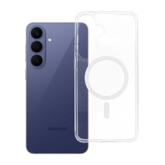 Etui na Samsung S26 FE Forcell F-Protect Clear Hybrid Premium zgodne z MagSafe transparentne 0INT
