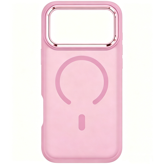 Etui na iPhone 18 Pro Max / 17 Pro Max Forcell F-Protect Smoke Hybrid Premium zgodne z MagSafe różowe 0INT