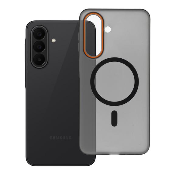 Etui na Samsung A27 Go Orange zgodne z MagSafe czarne