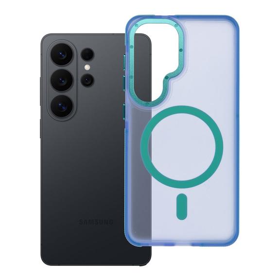 Etui na Samsung S26 Forcell F-Protect Vivid Premium zgodne z MagSafe niebieskie 0INT