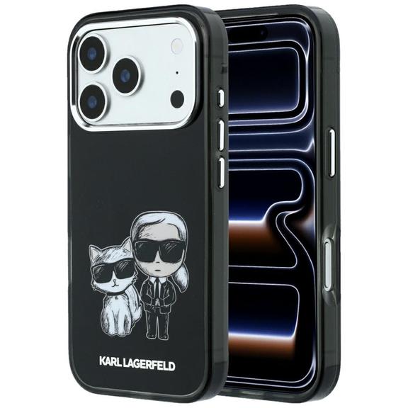 KARL LAGERFELD futerał do IPHONE 18 Pro /17 Pro kompatybilny z MagSafe (Bodies Sketch) czarny