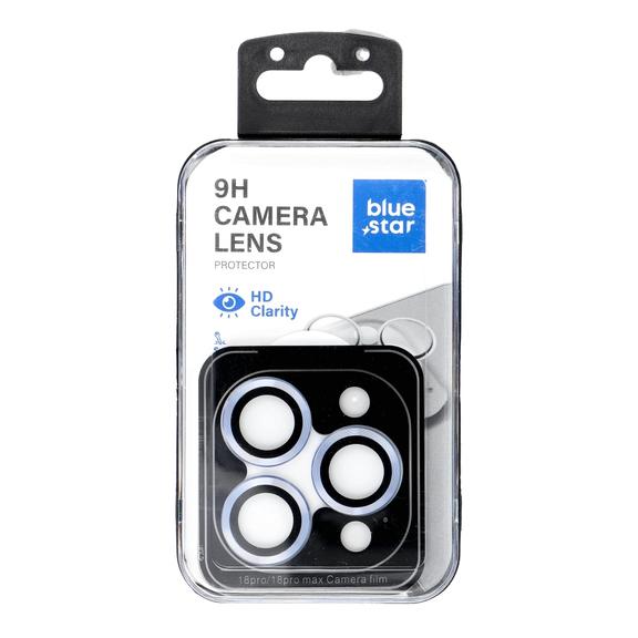Szkło na aparat BLUE STAR Easy Install do IPHONE 18 PRO / 18 PRO MAX jasno niebieski